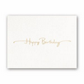 Birthday In Style All Occasion Card - Gold Lined Ecru Envelope
